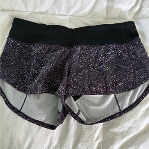 lululemon speed up shorts size 6